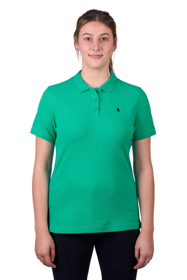 WMNS CLASSIC STRETCH SS POLO - Dark Navy - Size 20
