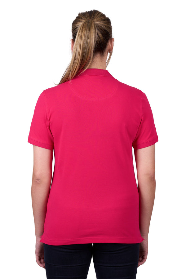 WMNS CLASSIC STRETCH SS POLO - Aqua - Size 12