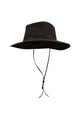 WIDE BRIM OILSKIN HAT - Camel - Size S