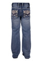 GIRLS RUE STRAIGHT LEG JEAN - MOONSHINE - Size 6