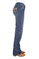 WMNS RUE STRAIGHT JEAN 34L - MOONSHINE - Size 6