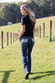WMNS MEG BOOT CUT JEAN 32L - EVENING SKY - Size 20