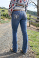 WMNS BEC BOOT CUT JEAN 34L - INDIGO - Size 20