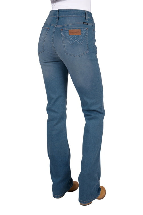 WMNS PAIGE HI RISE JEAN 34L - Faded Sky - Size 1