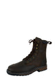 MENS GRANITE ZIP WORK BOOT - E fit - DARK BROWN - Size 7