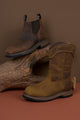 MENS BASALT WORK BOOT - E fit - BROWN - Size 8