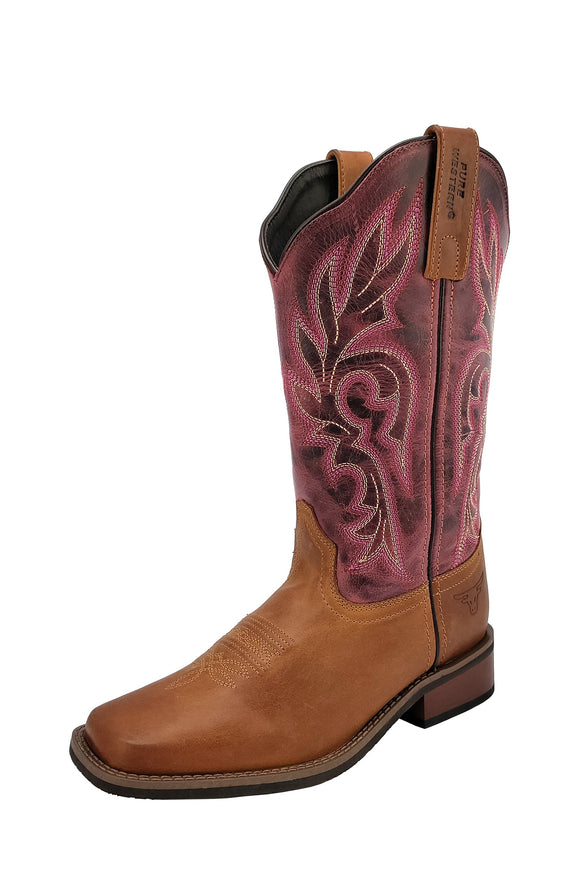 WMNS TYLER BOOT - RUST/OILED GRAPE - Size 6