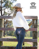 WMNS MEG BOOT CUT JEAN 32L - EVENING SKY - Size 14