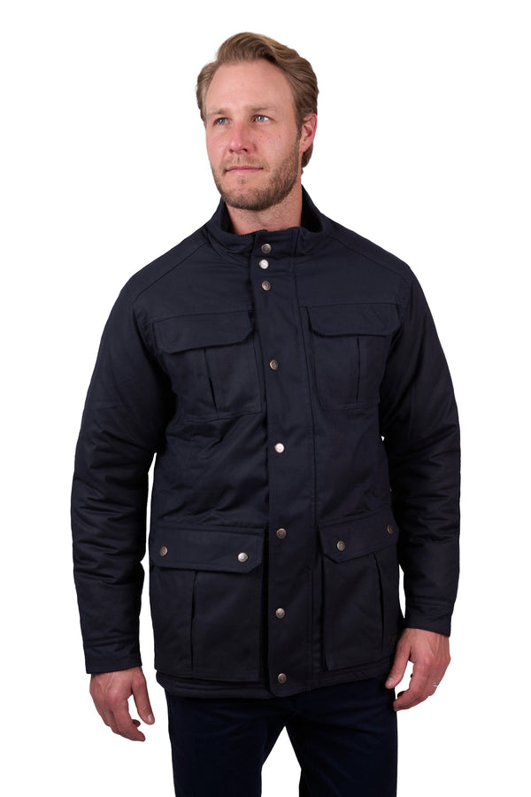 MENS TARCUTTA OILSKIN JACKET - Rustic Mulch - Size L