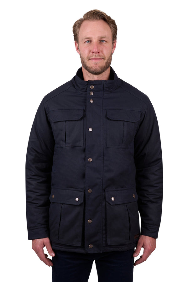 MENS TARCUTTA OILSKIN JACKET - Rustic Mulch - Size XXL