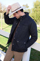 MENS TARCUTTA OILSKIN JACKET - Rustic Mulch - Size 3XL