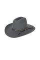 STATION WOOL FELT HAT - Chestnut - Size 55