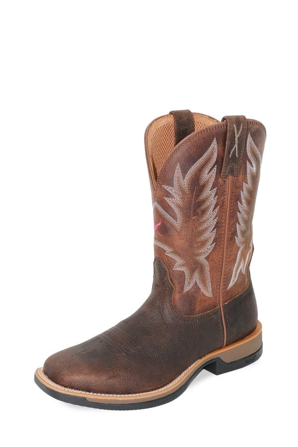 MENS 11 PINK TECH X 1 BOOT - TOBACCO BROWN/ADOBE - Size 9.0