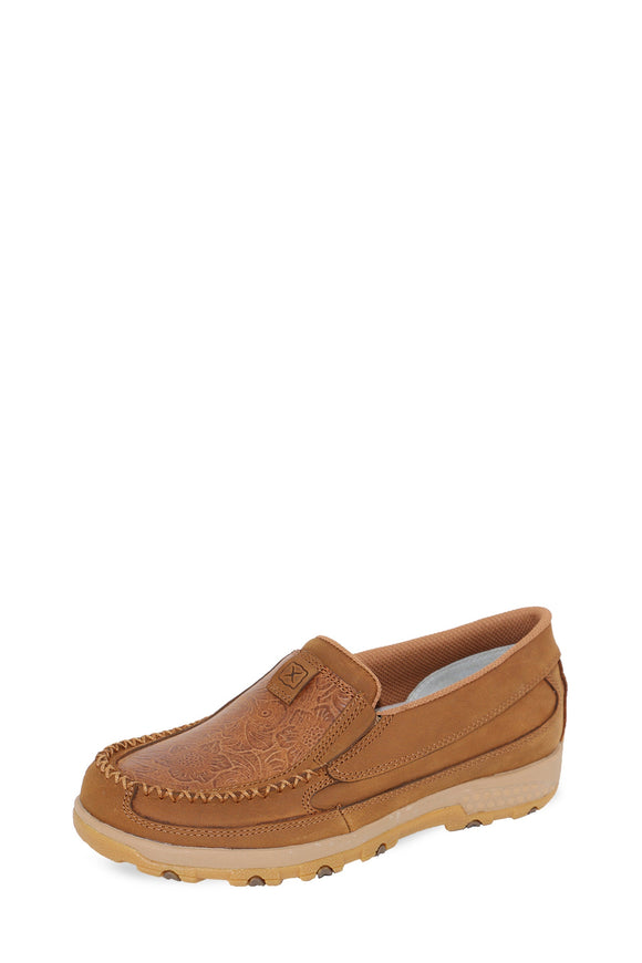 WMNS FLOWER CELLSTRETCH SLIPON - BROWN - Size 5.5