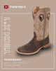 MENS 12 TECH X 1 BOOT - BROWN/BOMBER - Size 8.0