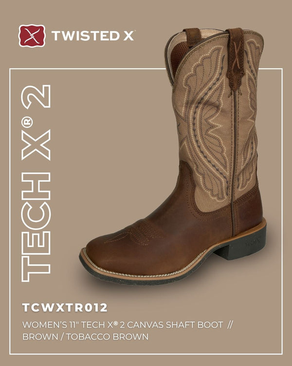 WMNS 11 TECH X 2 BOOT - BROWN/TOBACCO BROWN - Size 8.0