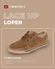 WMNS LEATHER LOPER LACE UP - ALMOND - Size 6.5