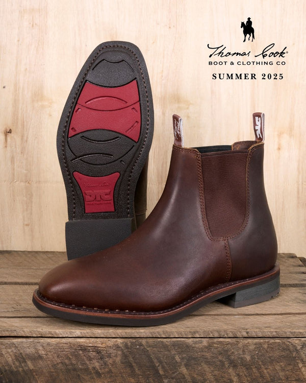 MENS DURAMAX DTC DRESS BOOT - EEE fit - BROWN COACHMAN - Size 6