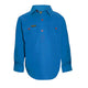 KIDS H/PLKT LIGHT CTN SHIRT - ROYAL BLUE - Size 10