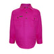 KIDS H/PLKT LIGHT CTN SHIRT - ROYAL BLUE - Size 12