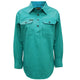 WMNS H/PLKT LIGHT CTN SHIRT - ROYAL BLUE - Size 10