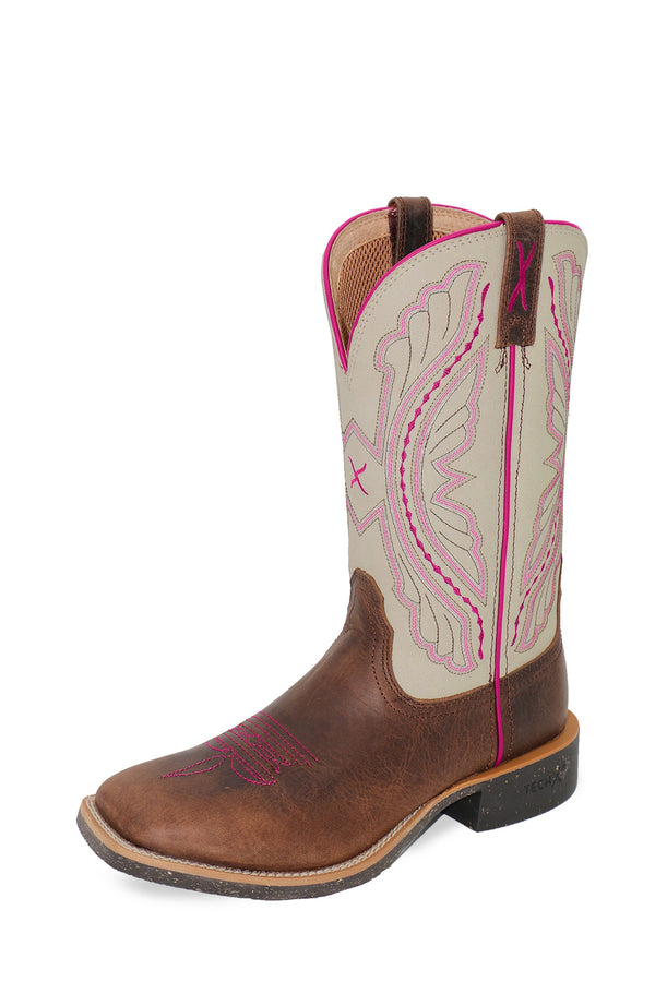 WMNS 11 TECH X 2 BOOT - BROWN/ALMOND MILK - Size 6.5