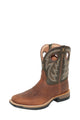 MENS 9 TECH X 1 ZIP BOOT - TAWNY BROWN/BURNT OLIVE - Size 7.5