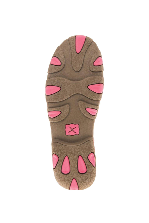 WMNS PINK RIBBON MOCS LACE UP - BOMBER/NEON PINK - Size 6.0