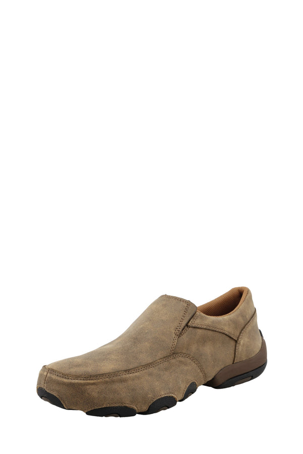 MENS CASUAL DRVING MOCS SLIPON - BOMBER - Size 7.0
