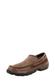 MENS DRIVING MOC BOAT SLIP ON - BROWN - Size 7.0