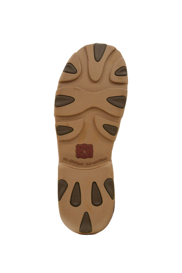MENS CASUAL DRVING MOC SLIP ON - TAN - Size 7.5