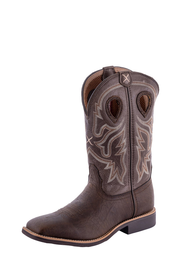 MENS TOP HAND BOOT - TAUPE/BROWN - Size 7.0