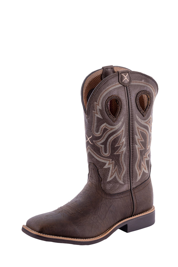 MENS TOP HAND BOOT - TAUPE/BROWN - Size 7.0