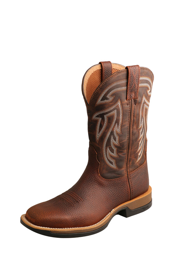 MENS 11 TECH X BOOT - MAHOGANY/MOCHA - Size 7.0