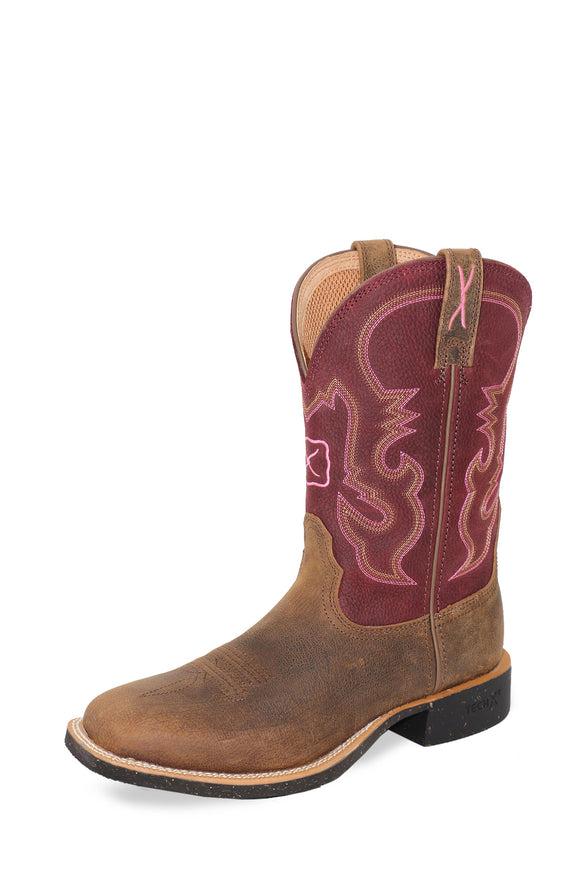 WMNS 11 PINK TECH X 2  BOOT - BRUNETTE/OXBLOOD - Size 6.5