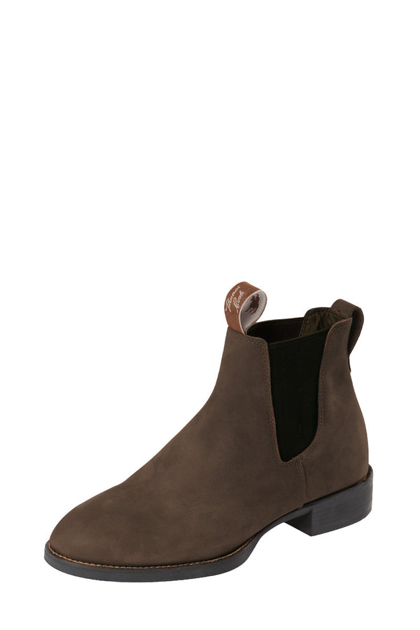 MENS ALL ROUNDER ELASTIC SIDED - EEE fit - CRAZY HORSE - Size 6