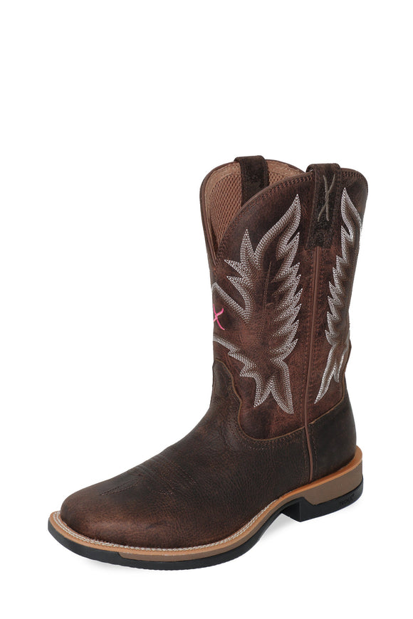 MENS 11 PINK TECH X 1 BOOT - TOBACCO BROWN/ADOBE - Size 7.0