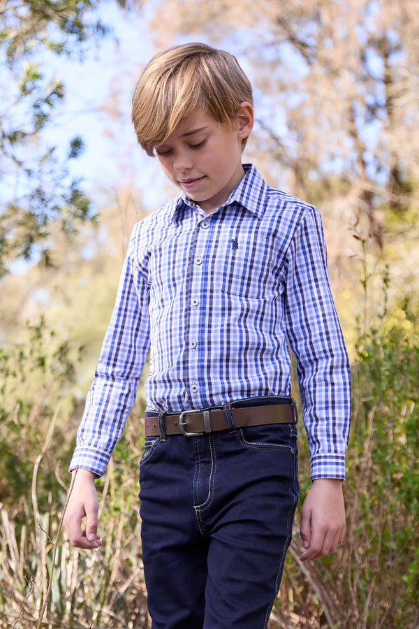 Boys Andrew 1pkt Ls Shirt - View 5