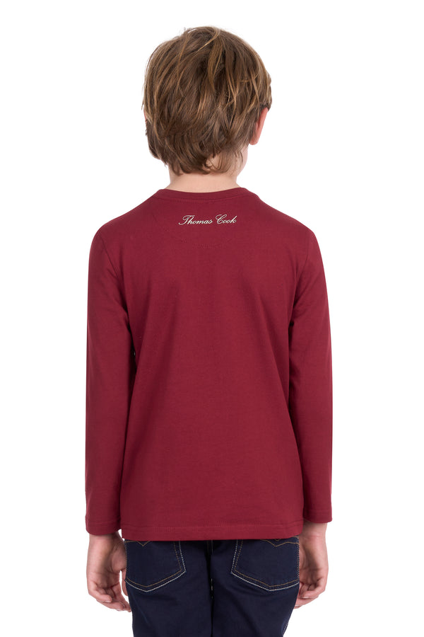 Boys Sunset Ls Tee - View 4