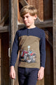 Boys Karl Henley Ls Tee - View 6