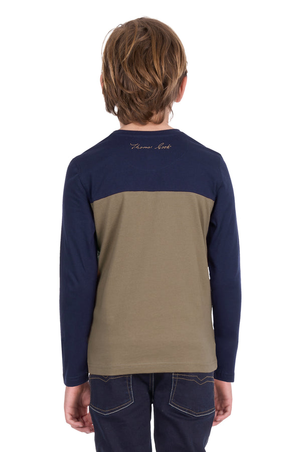 Boys Karl Henley Ls Tee - View 4