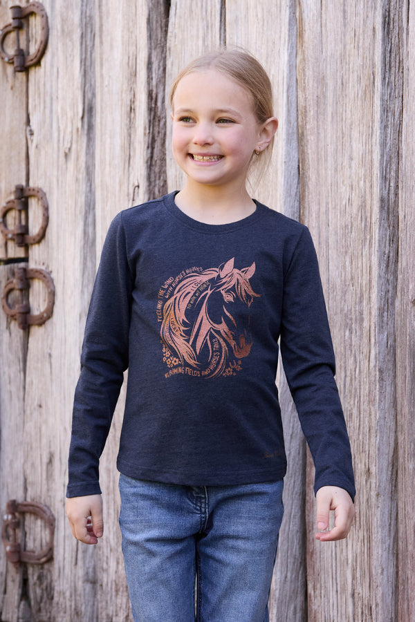 Girls Sasha Ls Tee - View 6