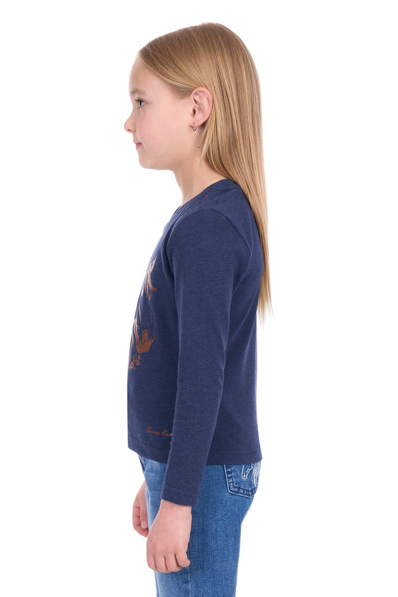 Girls Sasha Ls Tee - View 2