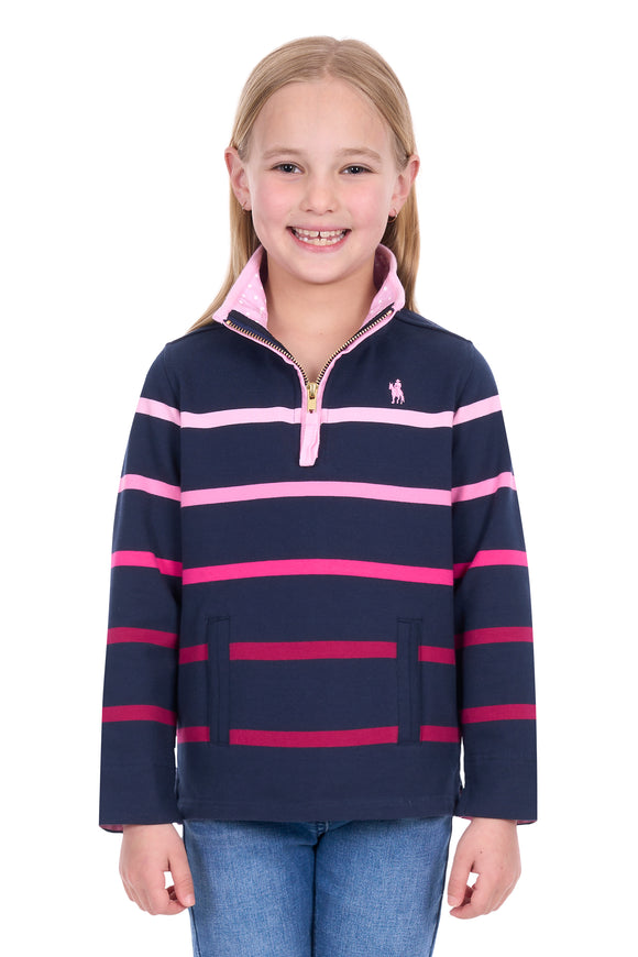 Girls Gemma 1/4 Zip Rugby