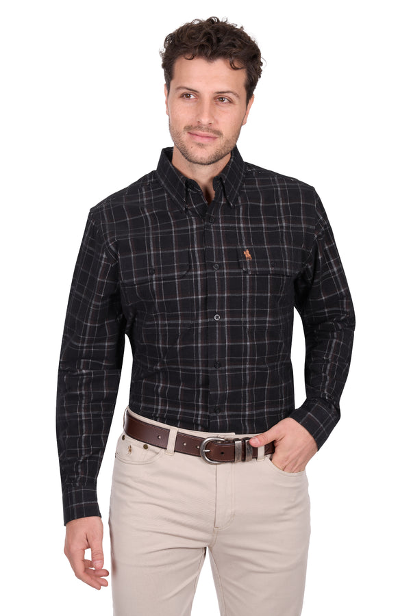 Mens Ben Thermal 2pkt Ls Shirt - View 4