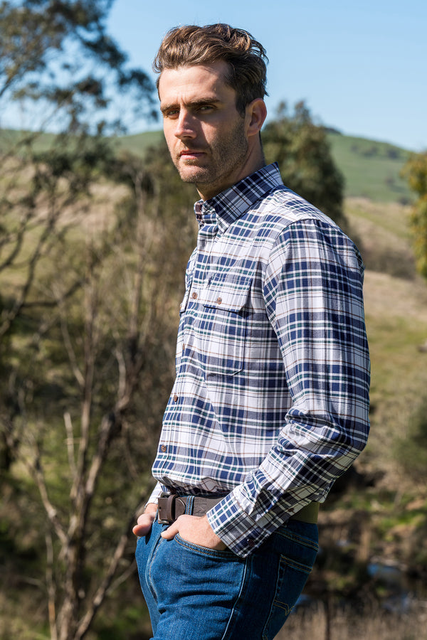 Mens Justin 2pkt Ls Shirt - View 6