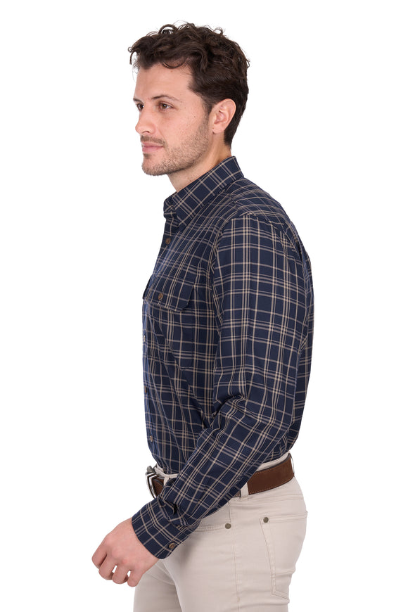 Mens Adam 2pkt Ls Shirt - View 2