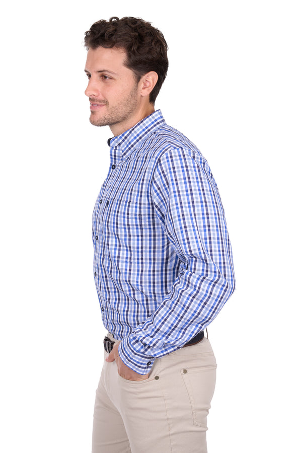 Mens Andrew 1pkt Ls Shirt - View 2