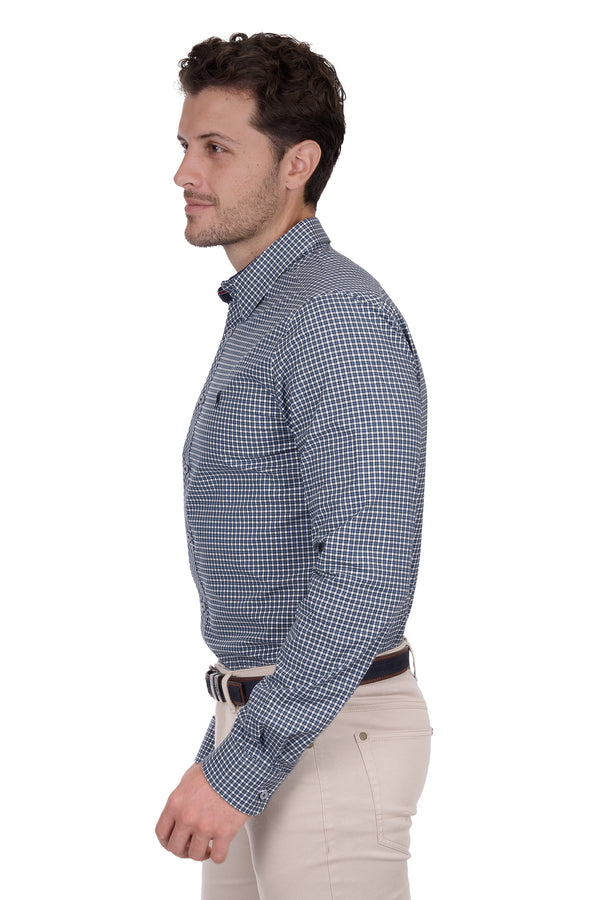 Mens Ryan Tailored Ls Shirt - View 2