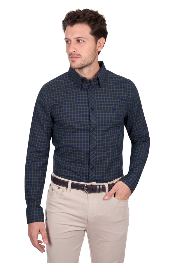 Mens Charles Tailored Ls Shirt - View 4